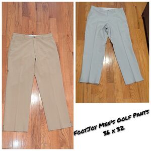 Foot Joy Performance Active Golf Pants Men's 36x32 Bundle Of 2 Active Trousers